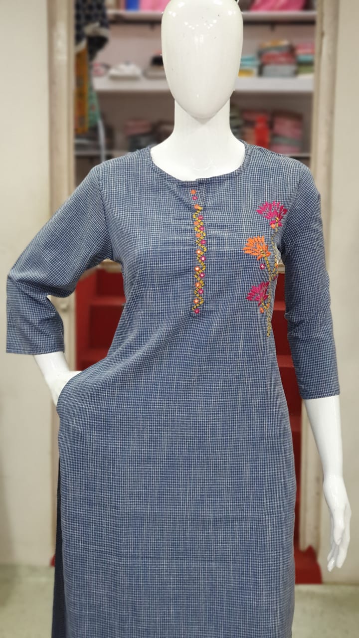 Ff Dilbar Regular Wear Wholesale Cotton Kurti Catalog